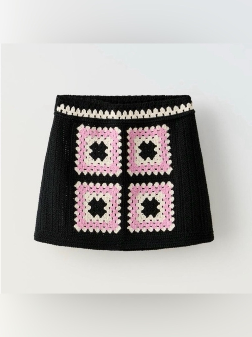 Zara Crochet Mini Skirt